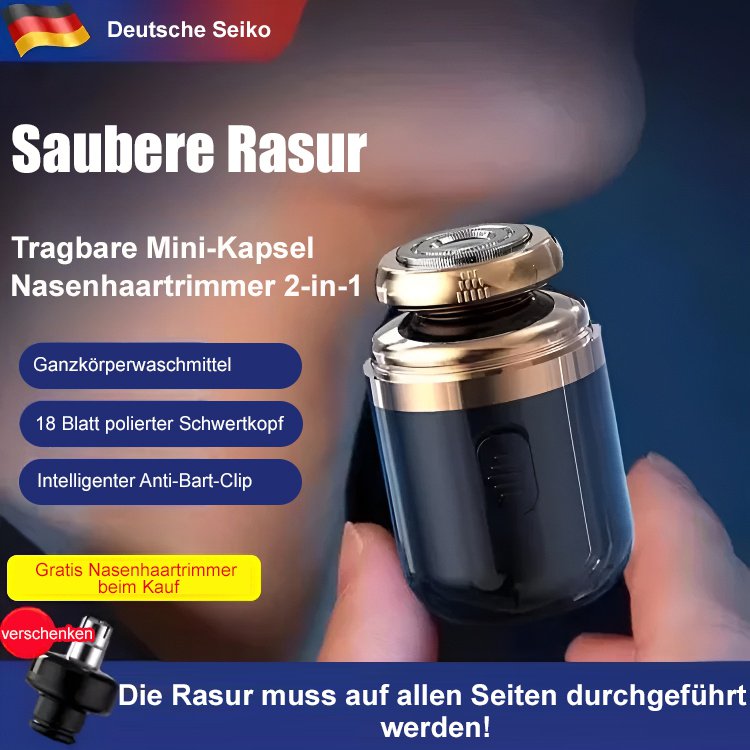 ⏳Begrenzte Zeit 50% Rabatt💥Tragbarer Multifunktions-Kapsel-Rasierer