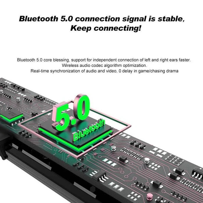 Kabellose Stereo-HI-FI-Kopfhörer mit extrem geringer Latenz und Geräuschunterdrückung