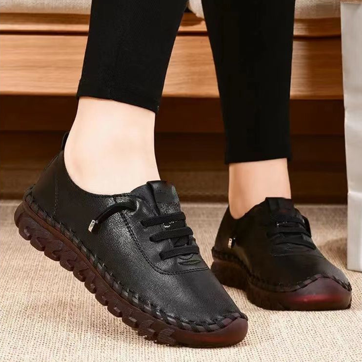 Bequeme flache Schuhe für Damen mit weicher Sohle