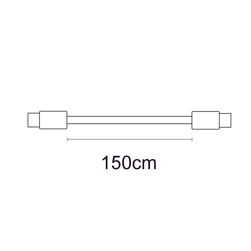 4-in-1-Ladekabel mit Spirale