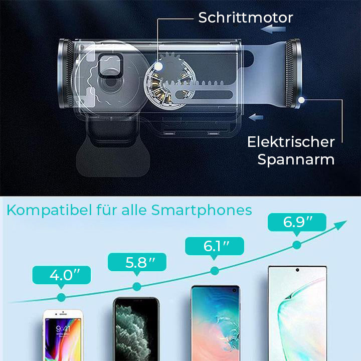 🔥Heute 50% Rabatt 🔥Elektrische Induktion Handy Halterung Handy Stnder